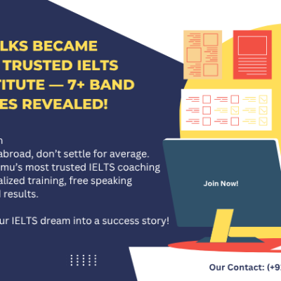 🌟 How ImmiTalks Became Jammu’s Most Trusted IELTS Coaching Institute — 7+ Band Success Stories Revealed!